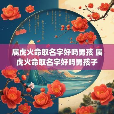 属虎火命取名字好吗男孩 属虎火命取名字好吗男孩子