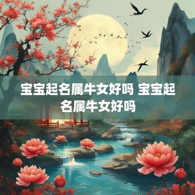 宝宝起名属牛女好吗 宝宝起名属牛女好吗