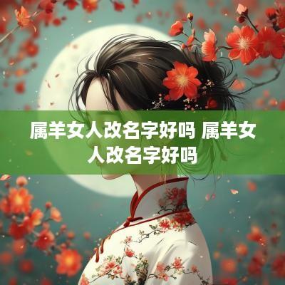 属羊女人改名字好吗 属羊女人改名字好吗