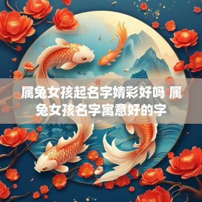 属兔女孩起名字婧彩好吗 属兔女孩名字寓意好的字