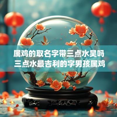属鸡的取名字带三点水昊吗 三点水最吉利的字男孩属鸡
