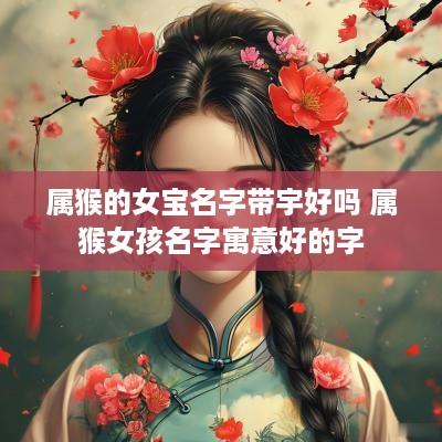 属猴的女宝名字带宇好吗 属猴女孩名字寓意好的字