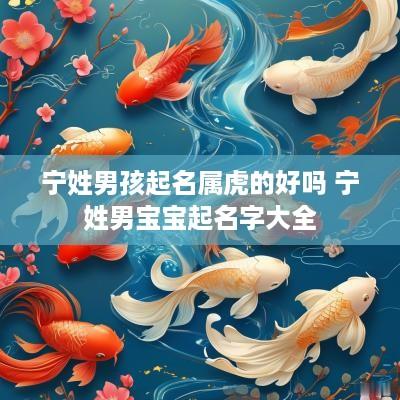 宁姓男孩起名属虎的好吗 宁姓男宝宝起名字大全