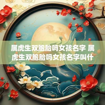 属虎生双胞胎吗女孩名字 属虎生双胞胎吗女孩名字叫什么