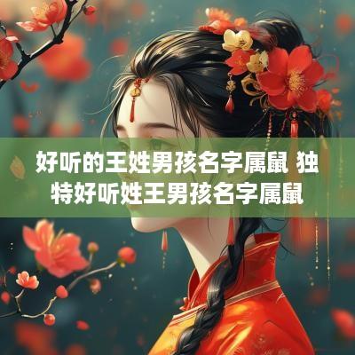 好听的王姓男孩名字属鼠 独特好听姓王男孩名字属鼠