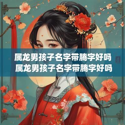属龙男孩子名字带腾字好吗 属龙男孩子名字带腾字好吗