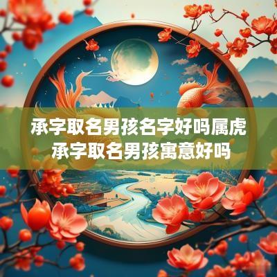 承字取名男孩名字好吗属虎 承字取名男孩寓意好吗