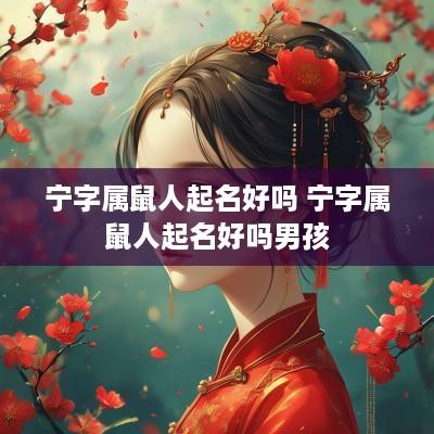 宁字属鼠人起名好吗 宁字属鼠人起名好吗男孩