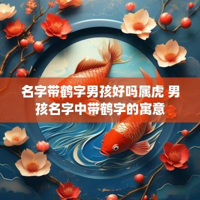 名字带鹤字男孩好吗属虎 男孩名字中带鹤字的寓意