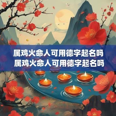 属鸡火命人可用德字起名吗 属鸡火命人可用德字起名吗女孩