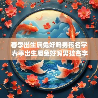 春季出生属兔好吗男孩名字 春季出生属兔好吗男孩名字叫什么
