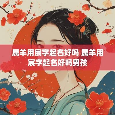 属羊用宸字起名好吗 属羊用宸字起名好吗男孩