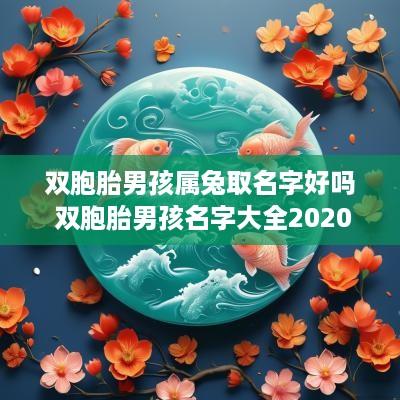 双胞胎男孩属兔取名字好吗 双胞胎男孩名字大全2025属鼠免费