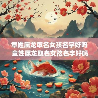 章姓属龙取名女孩名字好吗 章姓属龙取名女孩名字好吗