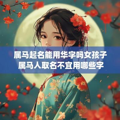 属马起名能用华字吗女孩子 属马人取名不宜用哪些字