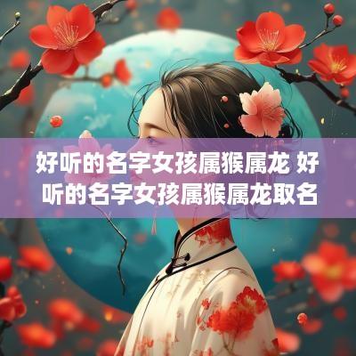 好听的名字女孩属猴属龙 好听的名字女孩属猴属龙取名