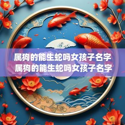 属狗的能生蛇吗女孩子名字 属狗的能生蛇吗女孩子名字怎么取