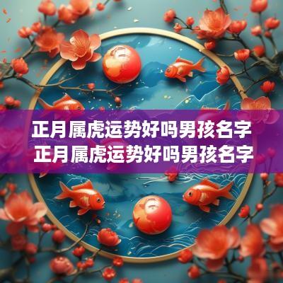 正月属虎运势好吗男孩名字 正月属虎运势好吗男孩名字叫什么