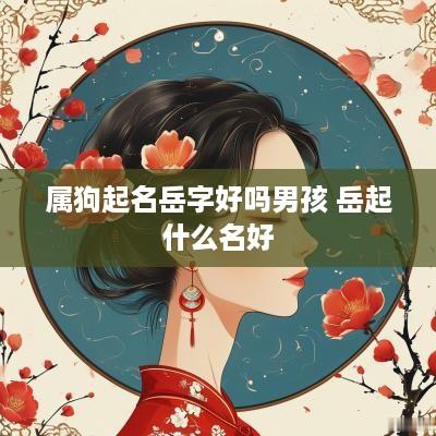 属狗起名岳字好吗男孩 岳起什么名好