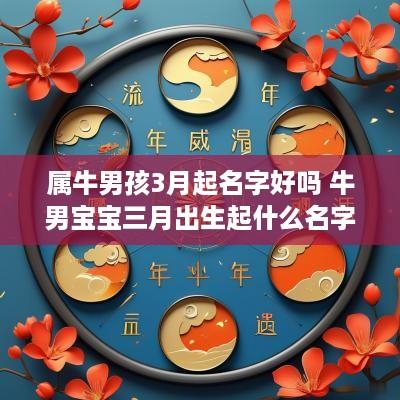 属牛男孩3月起名字好吗 牛男宝宝三月出生起什么名字