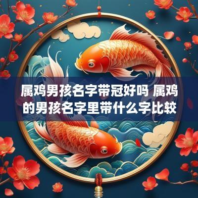 属鸡男孩名字带冠好吗 属鸡的男孩名字里带什么字比较好