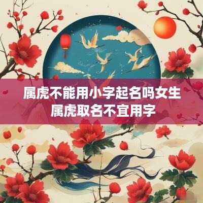 属虎不能用小字起名吗女生 属虎取名不宜用字