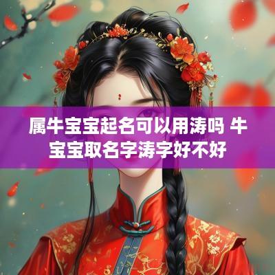 属牛宝宝起名可以用涛吗 牛宝宝取名字涛字好不好
