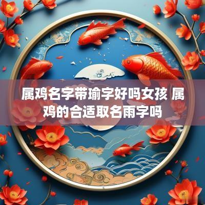 属鸡名字带瑜字好吗女孩 属鸡的合适取名雨字吗
