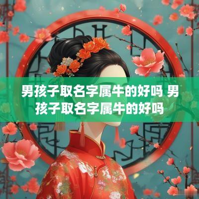 男孩子取名字属牛的好吗 男孩子取名字属牛的好吗