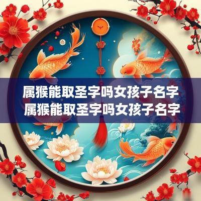 属猴能取圣字吗女孩子名字 属猴能取圣字吗女孩子名字有哪些