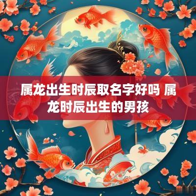 属龙出生时辰取名字好吗 属龙时辰出生的男孩