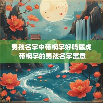 男孩名字中带枫字好吗属虎 带枫字的男孩名字寓意