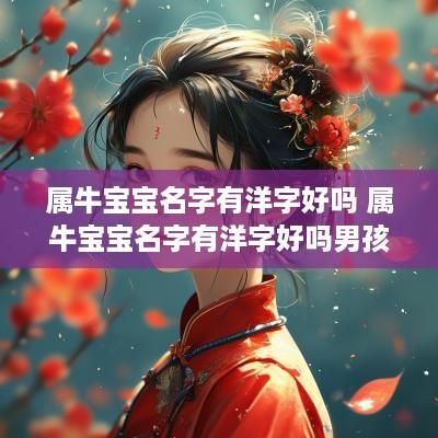 属牛宝宝名字有洋字好吗 属牛宝宝名字有洋字好吗男孩