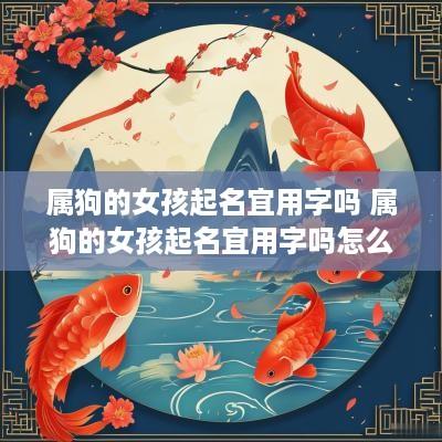 属狗的女孩起名宜用字吗 属狗的女孩起名宜用字吗怎么取