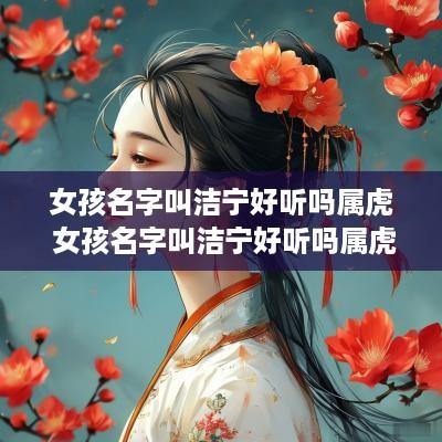 女孩名字叫洁宁好听吗属虎 女孩名字叫洁宁好听吗属虎的
