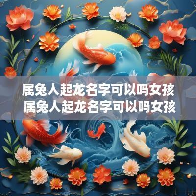 属兔人起龙名字可以吗女孩 属兔人起龙名字可以吗女孩子