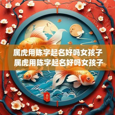 属虎用陈字起名好吗女孩子 属虎用陈字起名好吗女孩子怎么取名