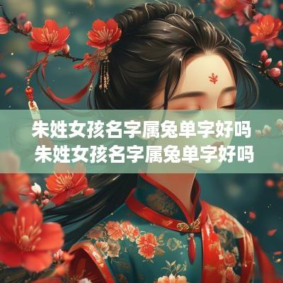 朱姓女孩名字属兔单字好吗 朱姓女孩名字属兔单字好吗还是双字