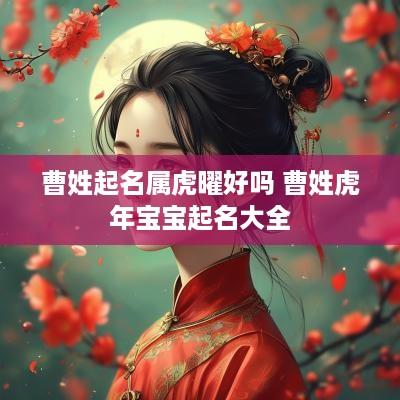 曹姓起名属虎曜好吗 曹姓蛇年宝宝起名大全