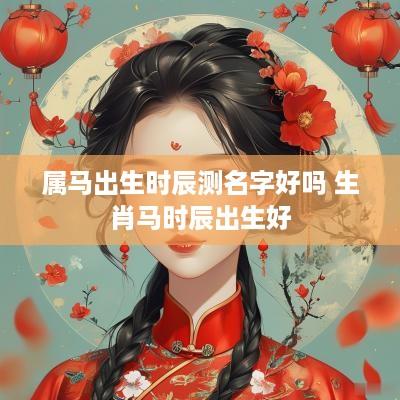 属马出生时辰测名字好吗 生肖马时辰出生好