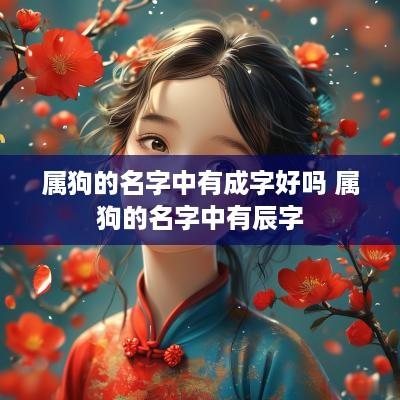 属狗的名字中有成字好吗 属狗的名字中有辰字