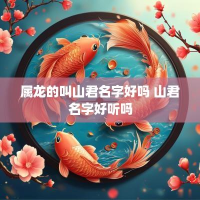 属龙的叫山君名字好吗 山君名字好听吗
