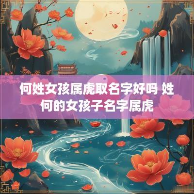 何姓女孩属虎取名字好吗 姓何的女孩子名字属虎