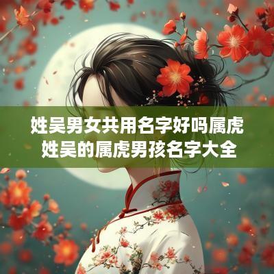 姓吴男女共用名字好吗属虎 姓吴的属虎男孩名字大全