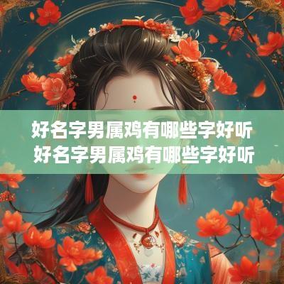 好名字男属鸡有哪些字好听 好名字男属鸡有哪些字好听点
