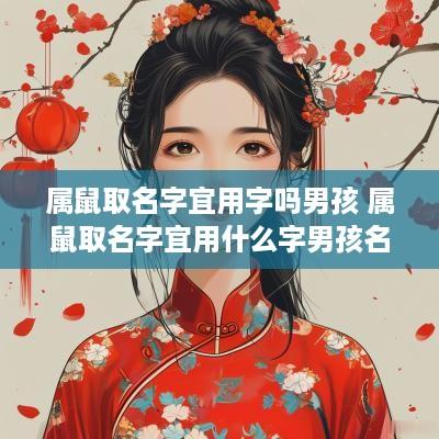 属鼠取名字宜用字吗男孩 属鼠取名字宜用什么字男孩名