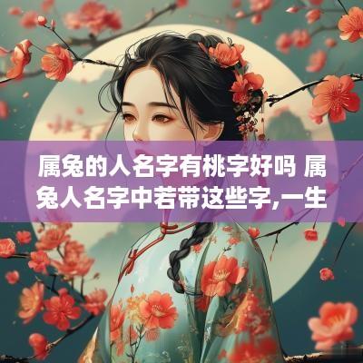 属兔的人名字有桃字好吗 属兔人名字中若带这些字,一生大富大贵