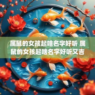 属鼠的女孩起啥名字好听 属鼠的女孩起啥名字好听又吉祥