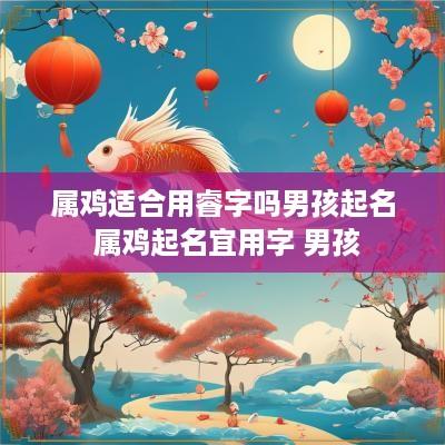 属鸡适合用睿字吗男孩起名 属鸡起名宜用字 男孩