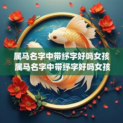属马名字中带纾字好吗女孩 属马名字中带纾字好吗女孩子